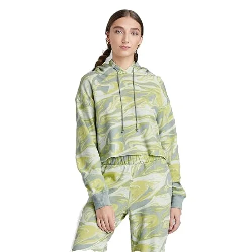 Cropped Swirl Hoodie — (small)