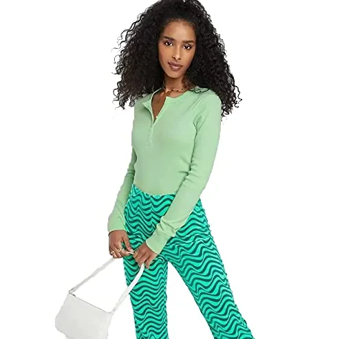 Ribbed Henley T-Shirt — x_s