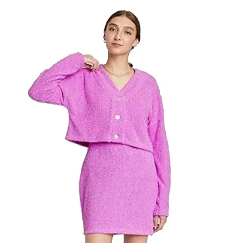 Cropped Cozy Cardigan — (as1