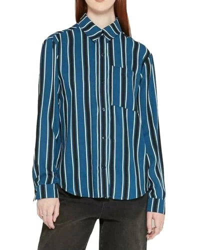 Women's Striped Long Sleeve… — xx-large